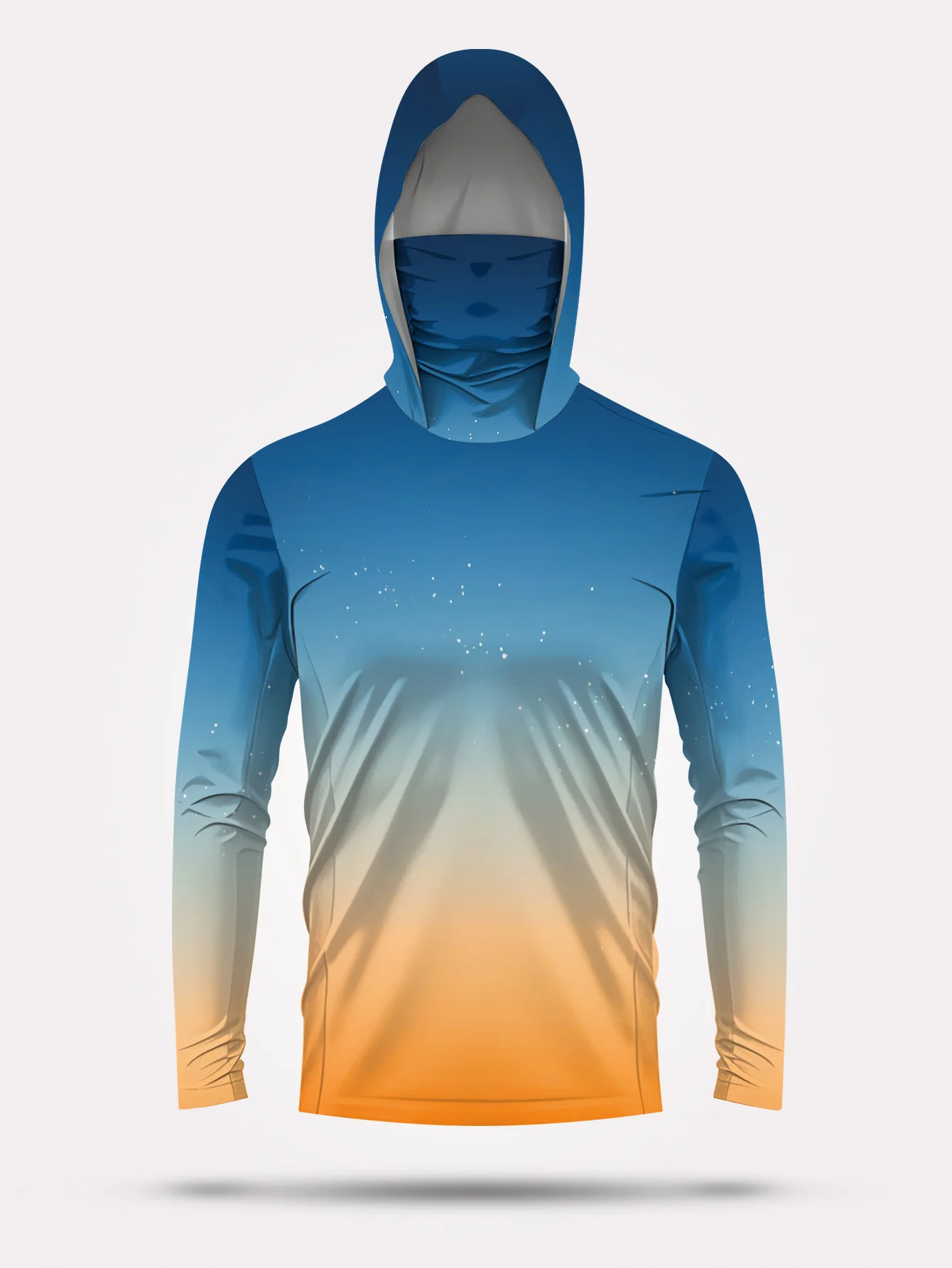 Mens Fishing Shirt Hooded UPF  - огляд і ціна Fishing Mask Sun Protection